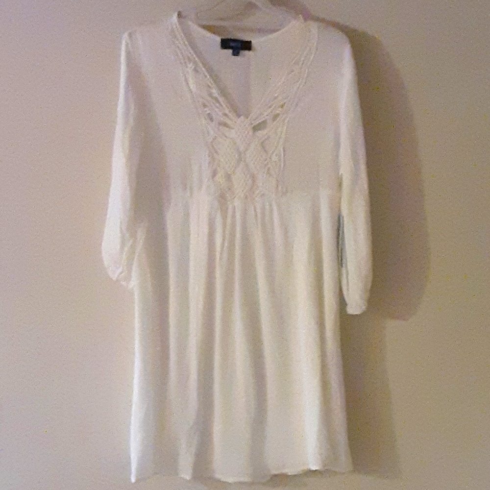NAIF white boho dress size M